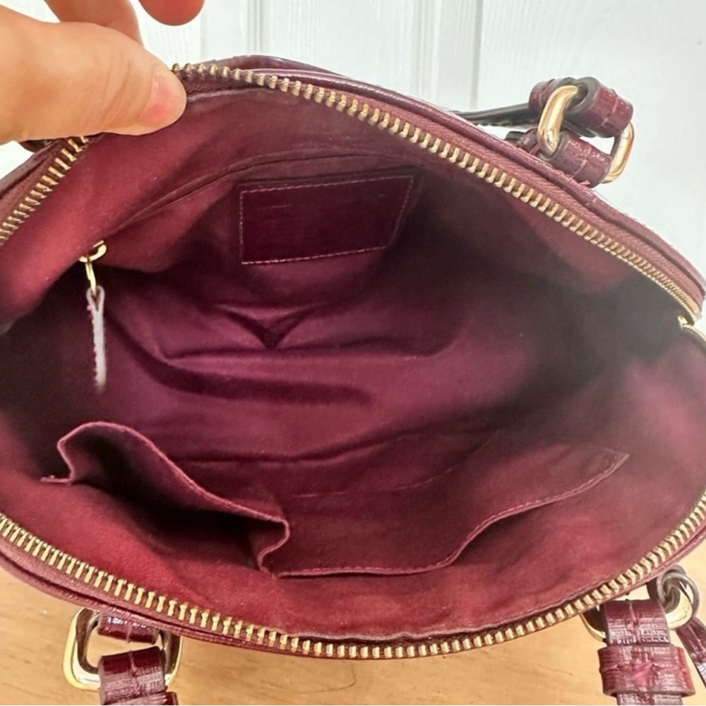 Coach Burgundy Shoulder Bag - Picture 10 of 13